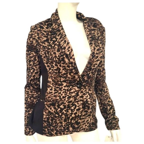 Rafaella Animal Print Blazer Womens Size 6 New with Tags - Picture 2 of 10